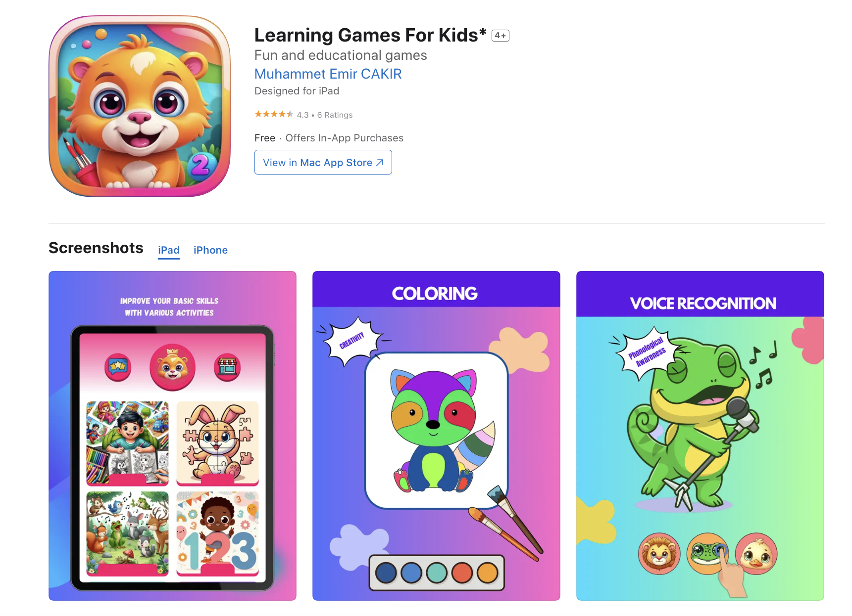 Çocuklar için Eğitici Oyunlar