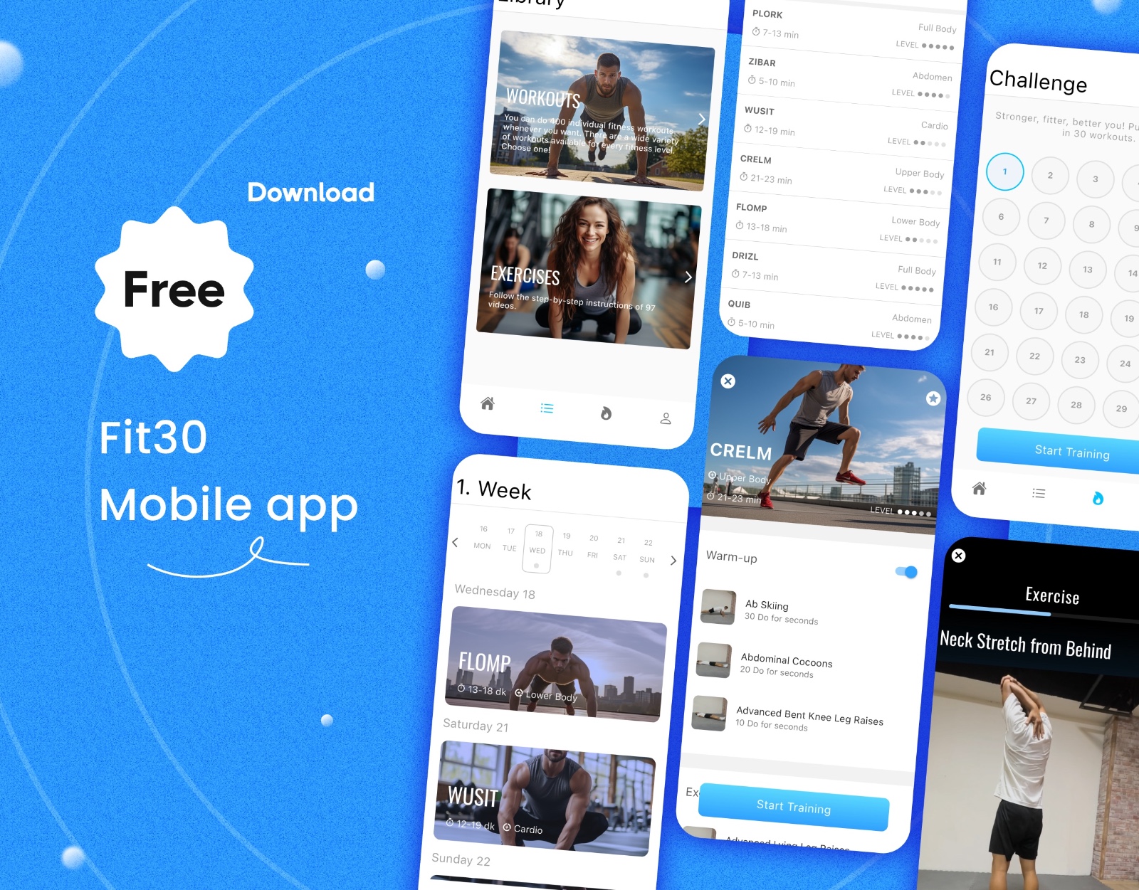 Fit30 Mobil Uygulama