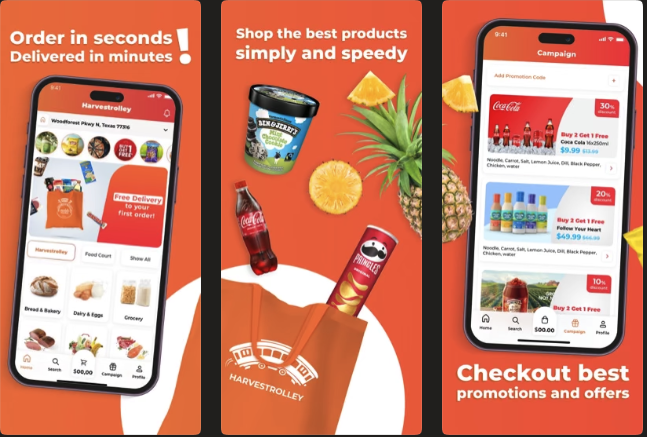 Harvestrolley Mobil Uygulama
