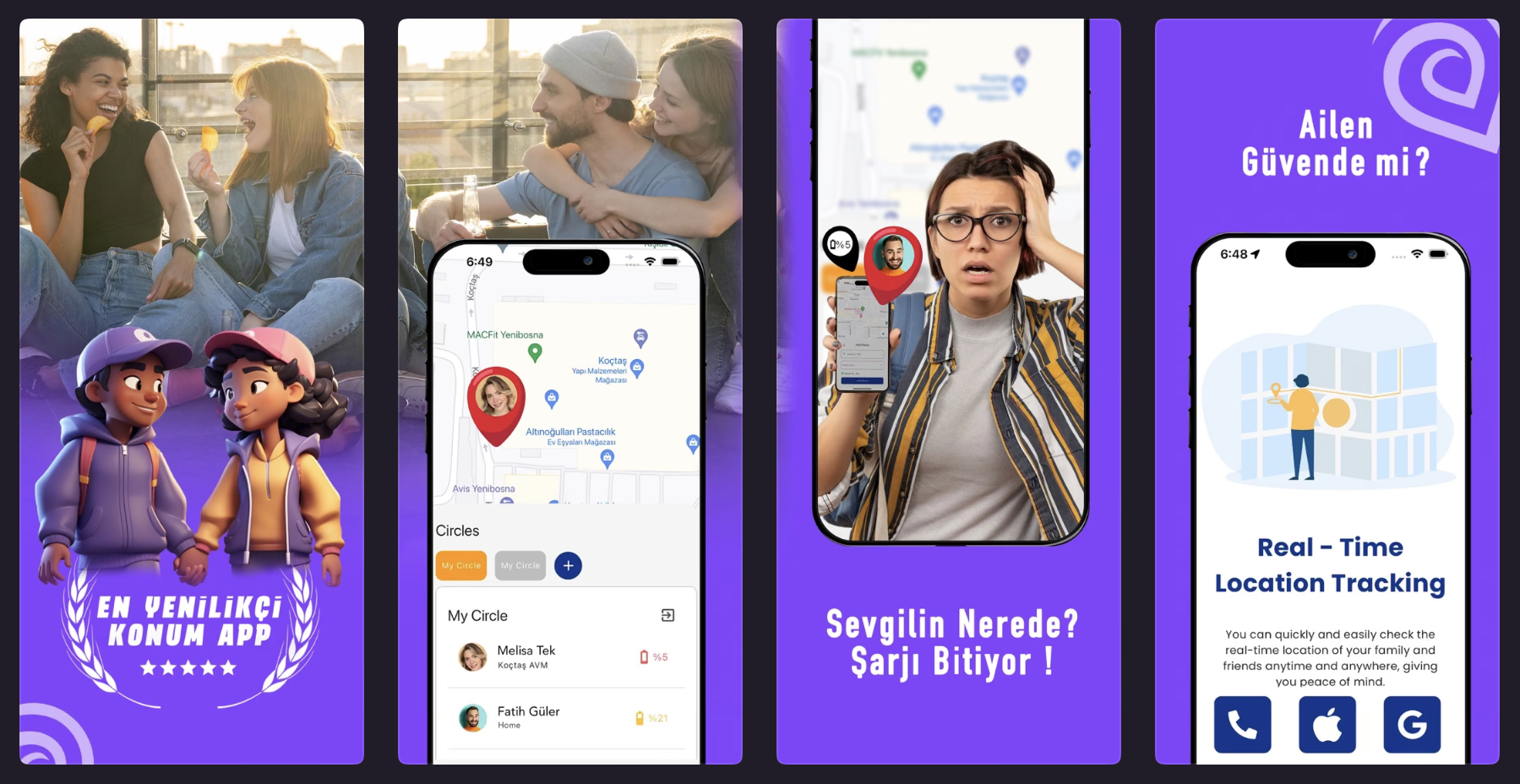 Konum 360 Mobil Uygulama