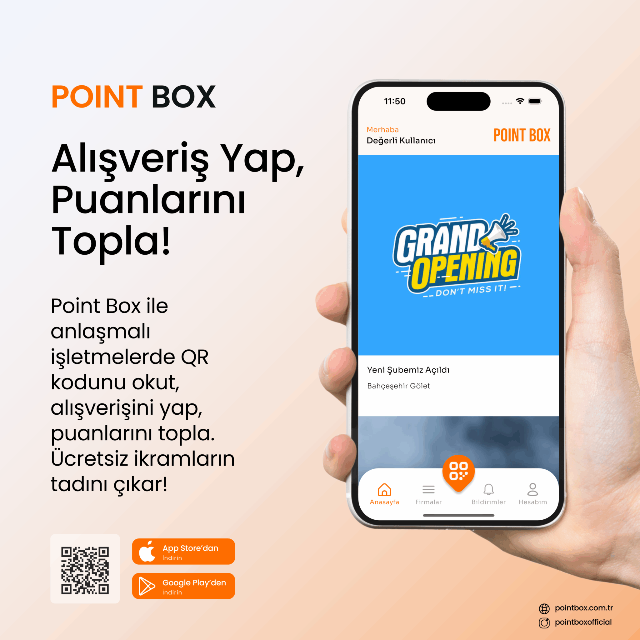 Point Box Mobil Uygulama